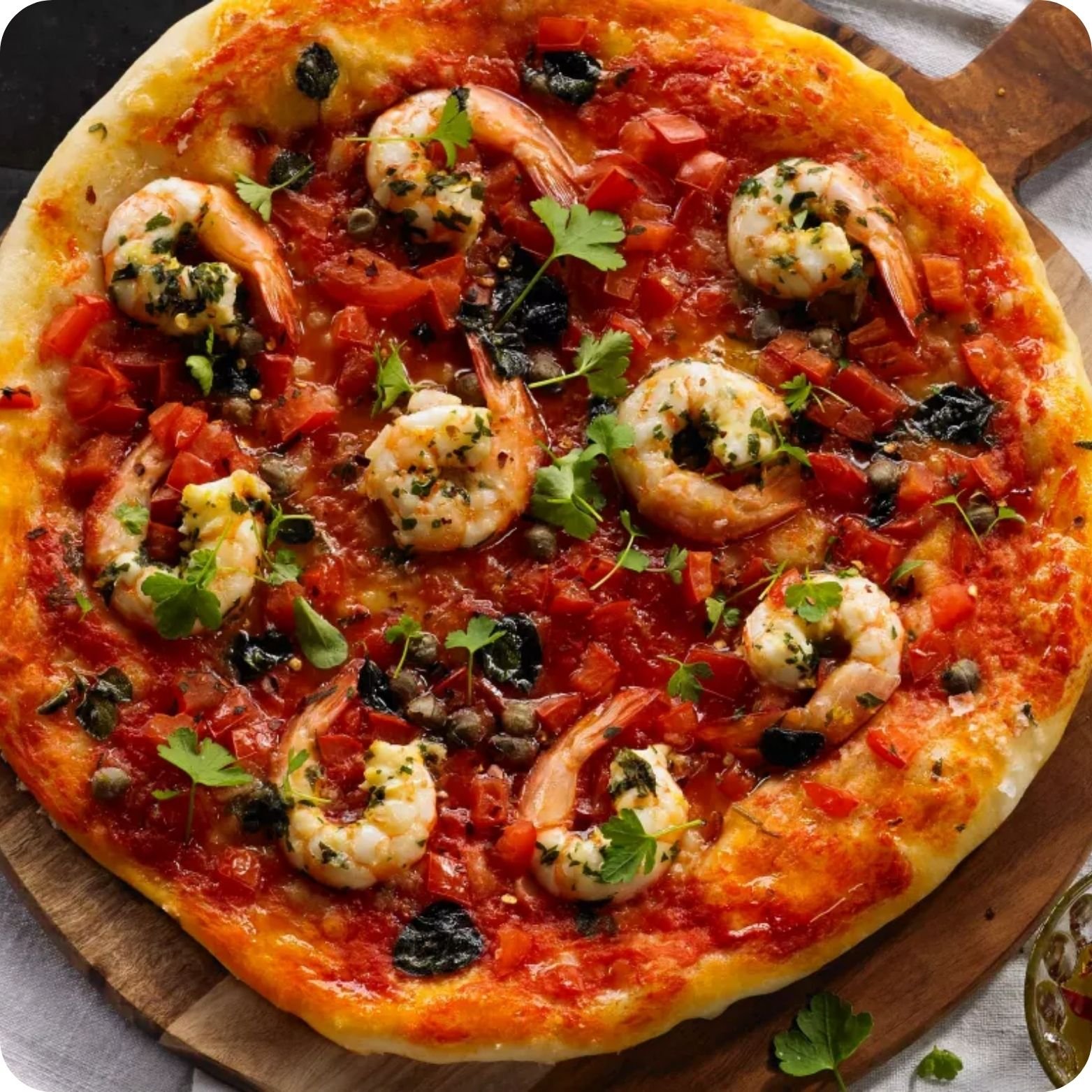 P09 - Prawn Cheese Pizza